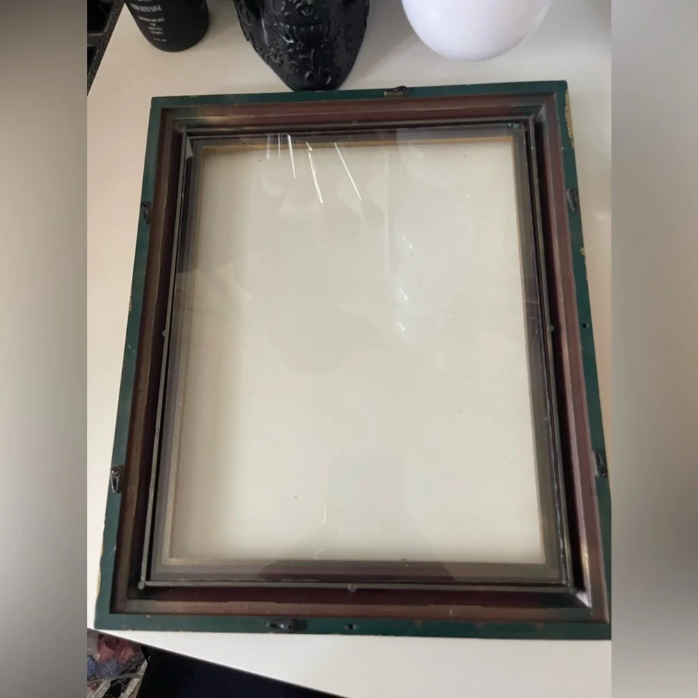 Customized Upcycled Golden Oh La La Picture Frame